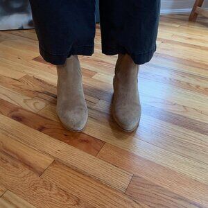 Urban Outfitters Camel Suede Ankle Boots